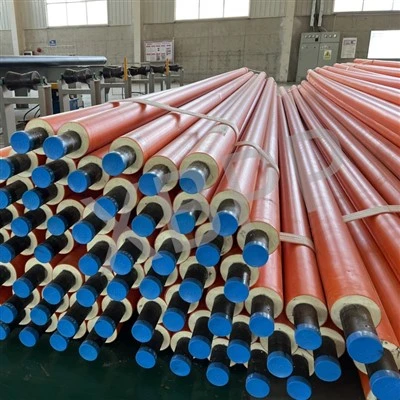 Κίτρινος σωλήνας με μόνωση από HDPE